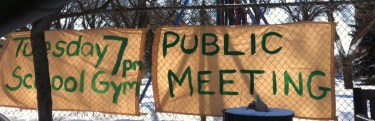 meeting sign